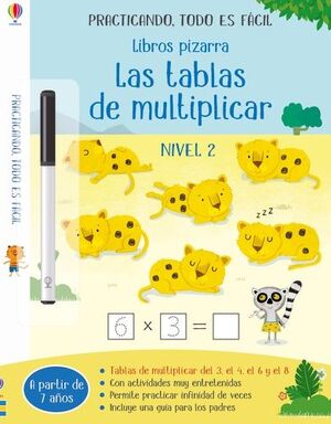 LIBRO PIZARRA. TABLAS DE MULTIPLICAR