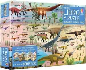 LIBRO Y PUZLE. DINOSAURIOS LINEA DEL TIEMPO