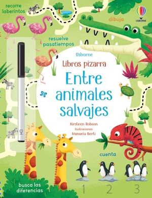 LIBRO PIZARRA. ENTRE ANIMALES SALVAJES