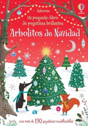 MI PEQUEÑO LIBRO DE PEGATINAS BRILLANTE. ARBOLITOS DE NAVIDAD