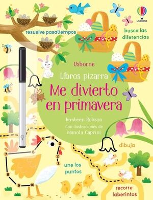 LIBRO PIZARRA. ME DIVIERTO EN PRIMAVERA
