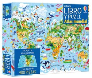 LIBRO Y PUZZLE. ATLAS MUNDIAL