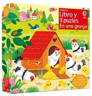 LIBRO Y PUZZLE. EN UNA GRANJA