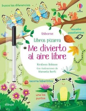 LIBRO PIZARRA. ME DIVIERTO AL AIRE LIBRE