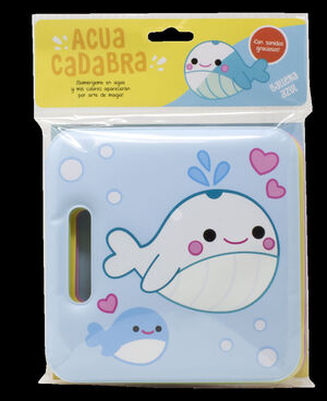 LIBRO BAÑO. ACUACADABRA. BALLENA AZUL