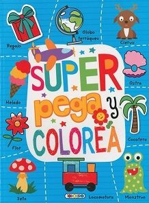 SUPER PEGA Y COLOREA