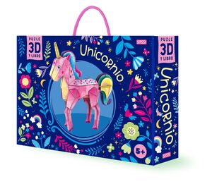PUZLE 3 D Y LIBRO. UNICORNIO