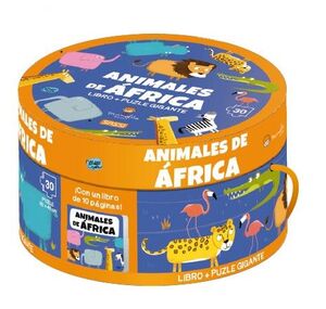 LIBRO + PUZLE. LOS ANIMALES DE ÁFRICA