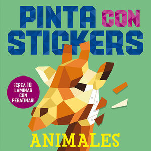 PINTA CON STICKERS. ANIMALES