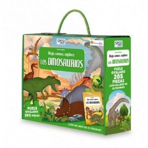 PUZLE Y LIBRO. LOS DINOSAURIOS. VIAJA, CONOCE, EXPLORA