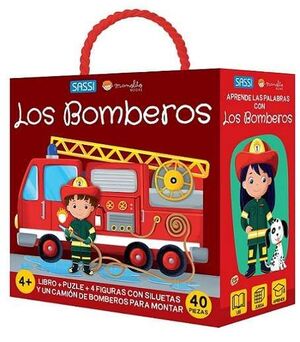 LIBRO Y PUZLE. BOMBEROS