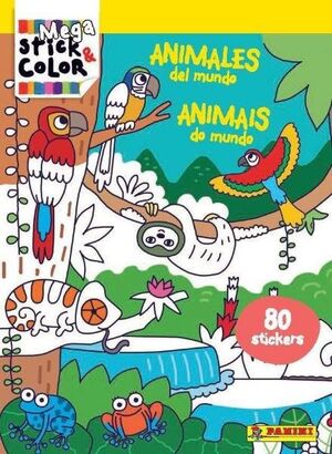 MEGA STICK & COLOR ANIMALES DEL MUNDO