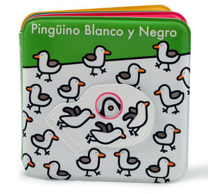 LIBRO DE BAÑO. PINGÜINO BLANCO Y NEGRO