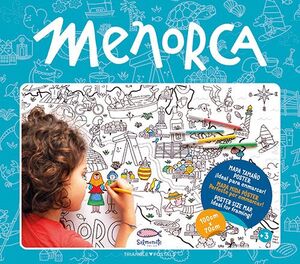 MAPA PARA COLOREAR MENORCA