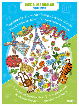 MEGA MANDALAS. ANIMALES Y MUNDO